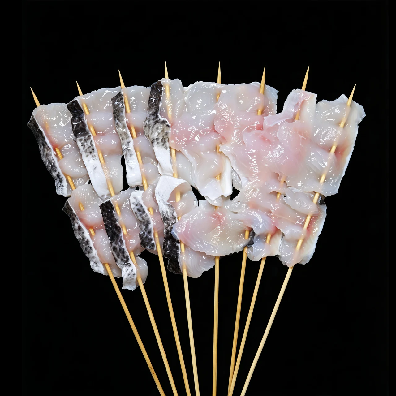 黑鱼片黑底产品图
