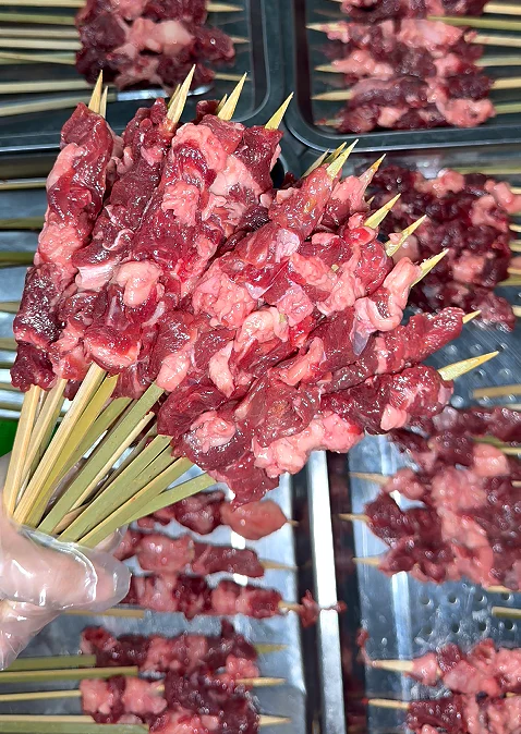 安格斯和牛肉串 车间实拍
