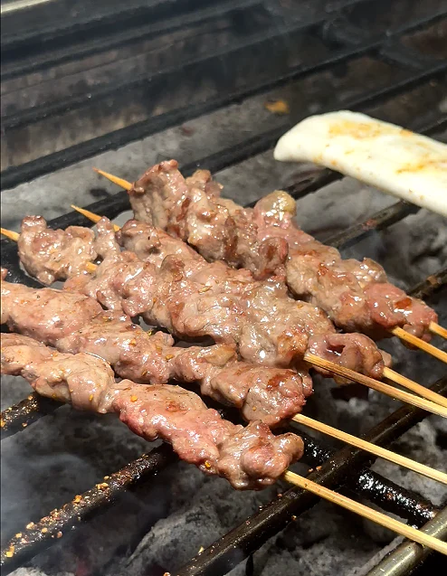 鲜切吊龙串 烤制实拍