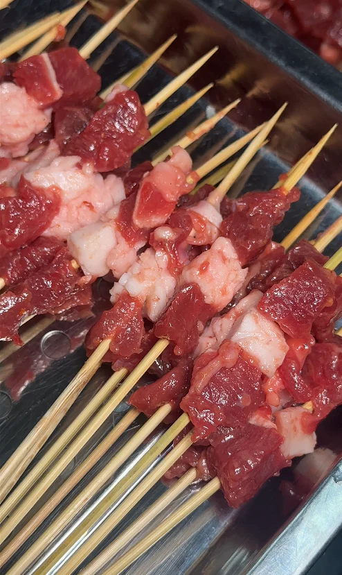 牛肉小把串（昭通小串） 车间实拍
