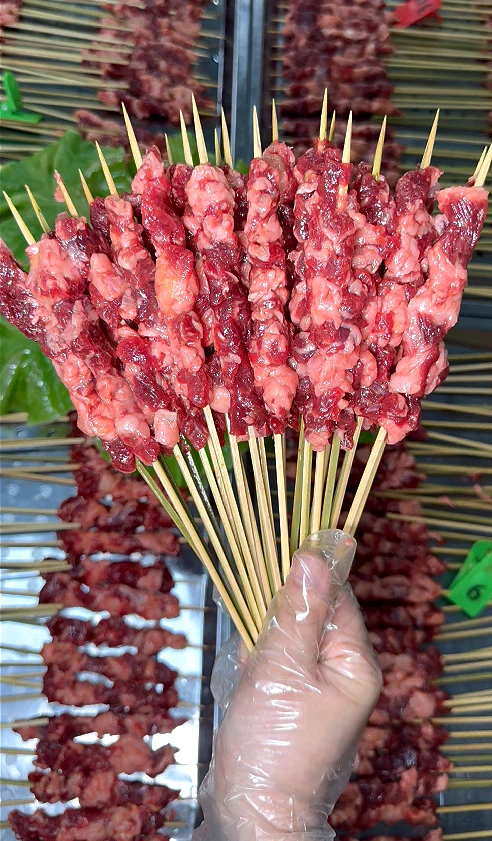 齐齐哈尔爆花牛肉 车间实拍