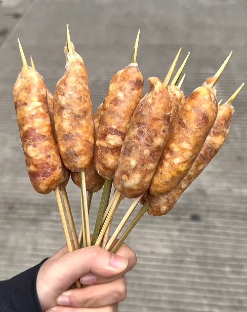 芝士玉米鲜肉肠 车间实拍