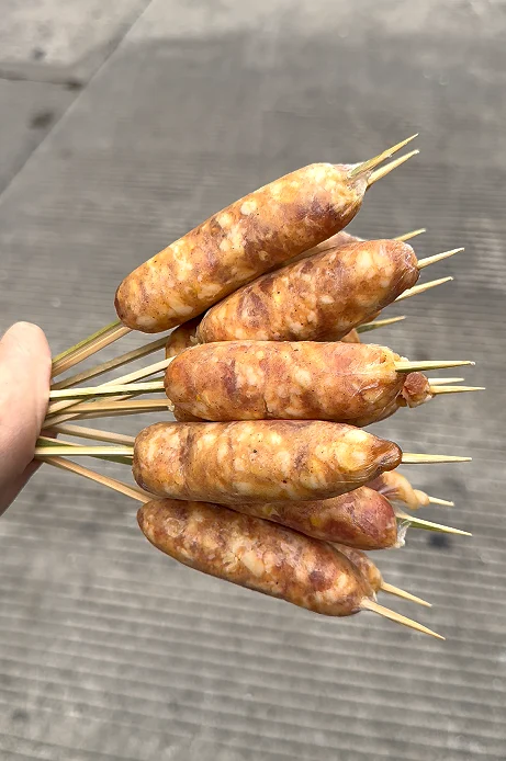 芝士玉米鲜肉肠 车间实拍