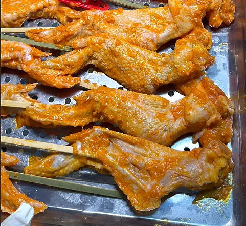 黄油鸡全翅（咸蛋黄） 车间实拍