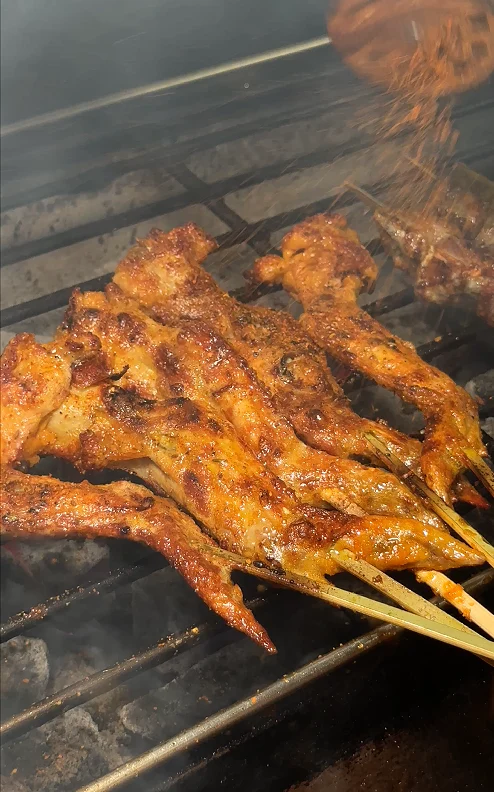 黄油鸡全翅（咸蛋黄） 烤制实拍
